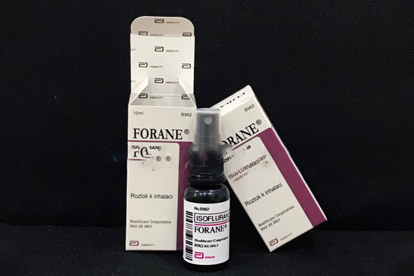 Forane là thuốc mê có thời gian tác dụng khá nhanh chóng.